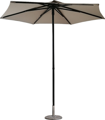 32mm القطب مستقيم مظلة في الهواء الطلق الشمس مظلة إطار فولاذي