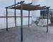 خيمة عشاء تخييم معدنية مقاومة للرياح في الهواء الطلق 3 × 3 م سقف قابل للسحب ستارة أكشاك