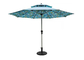 مظلة خارجية للحماية من الشمس 2.5 متر ، مظلات شمسية من البوليستر للحدائق من البوليستر