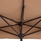 نصف جانب شرفة مظلة حامل خارجي عمود جدار مظلة DIA2.3M