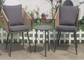 KD Aluminum Garden Rattan Set Chair And Table Set