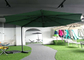 مظلة رومانية معلقة مقاومة للماء 2.7 متر مفتوحة بسيطة