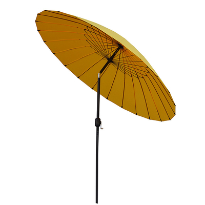 الألياف الزجاجية الضلع 2.7M في الهواء الطلق مظلة حماية للأشعة فوق البنفسجية اللون حسب الطلب
